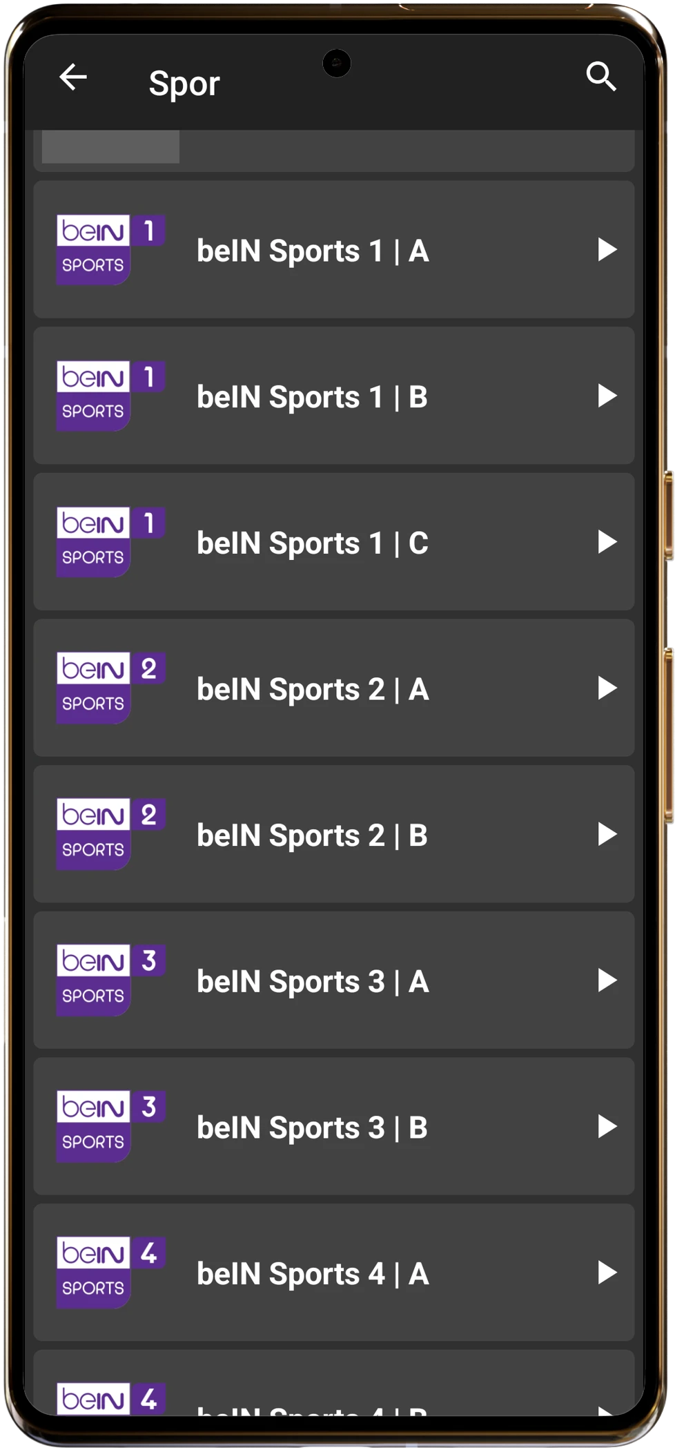 Live Sports